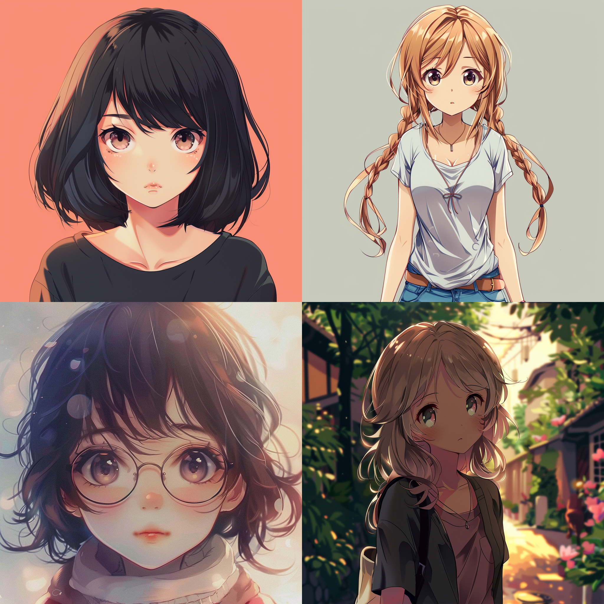 アニメ調のかわいい女の子を生成（ミッドジャーニー用） | 教えてAI byGMO