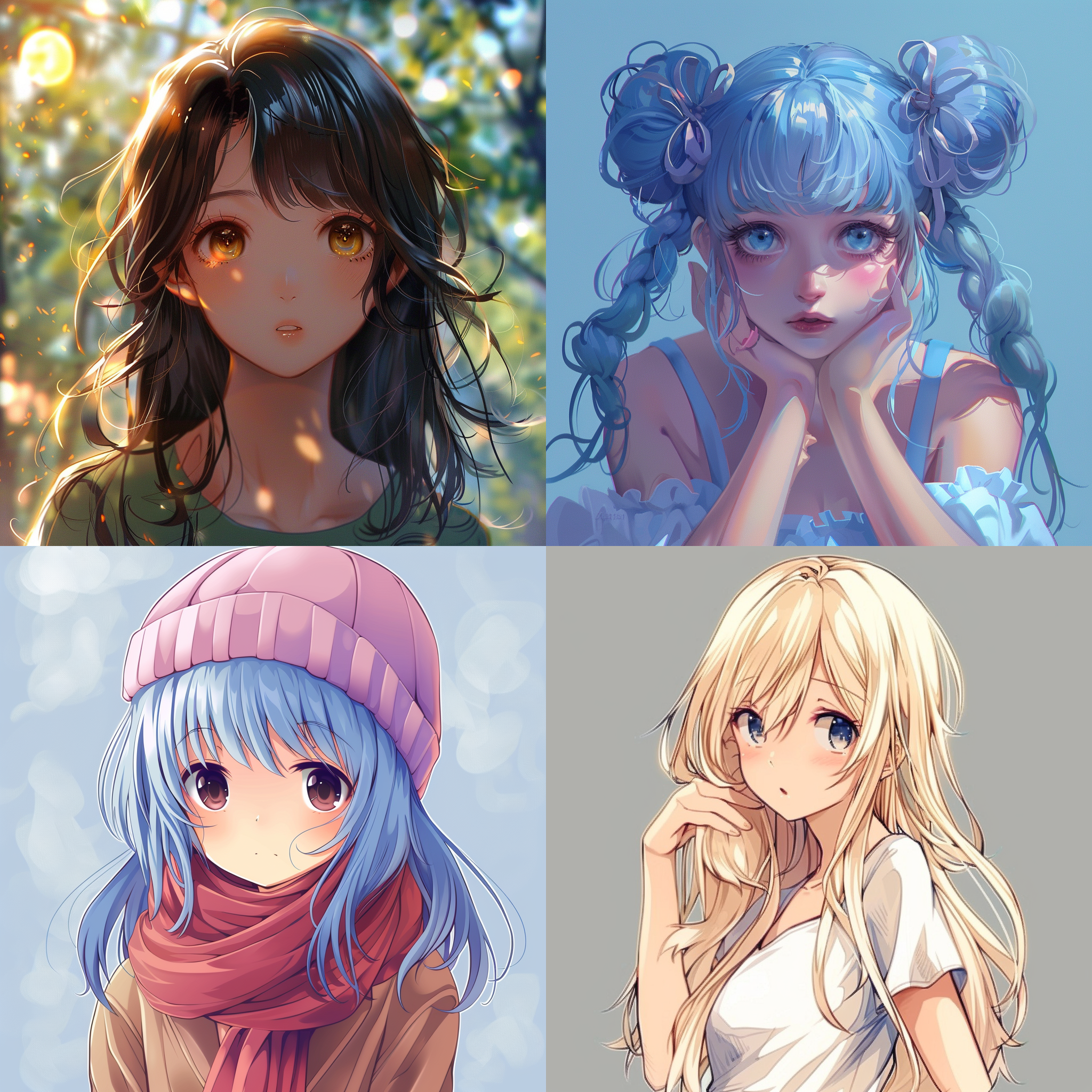 アニメ調のかわいい女の子を生成（ミッドジャーニー用） | 教えてAI byGMO
