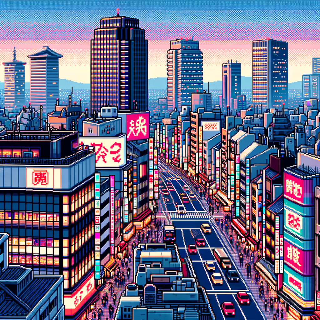 ドット絵の風景画を生成！！ | GMO天秤AI