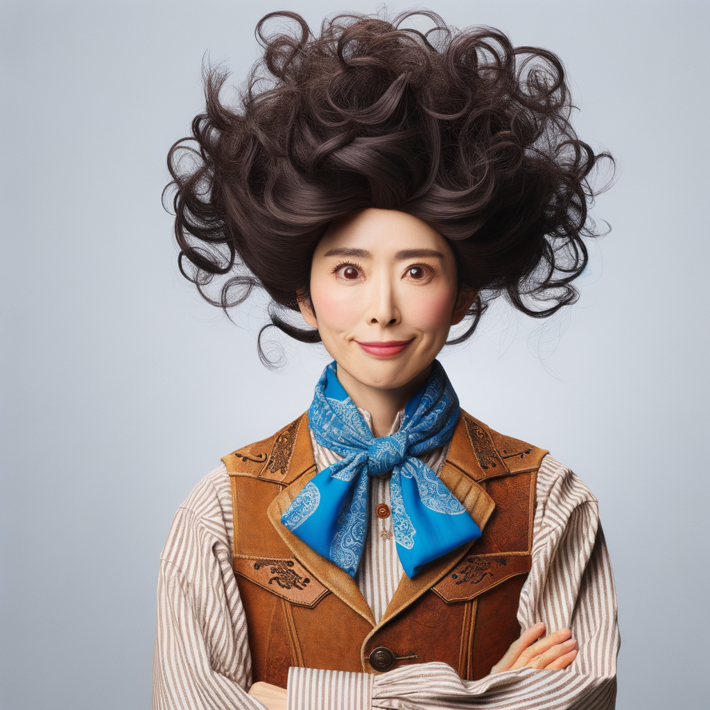 謎すぎるヘアスタイル