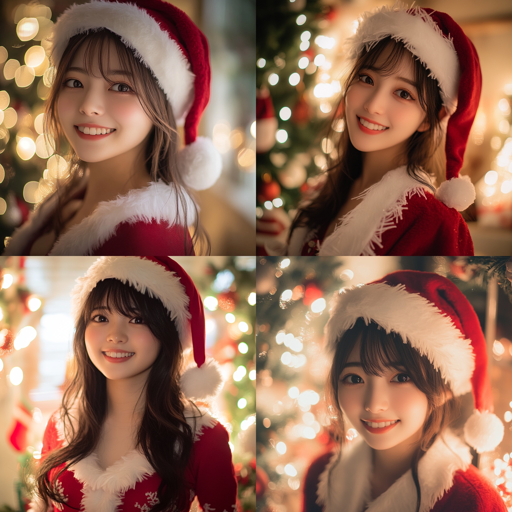 美女サンタ ～ キュートで最高のメリー・クリスマス！