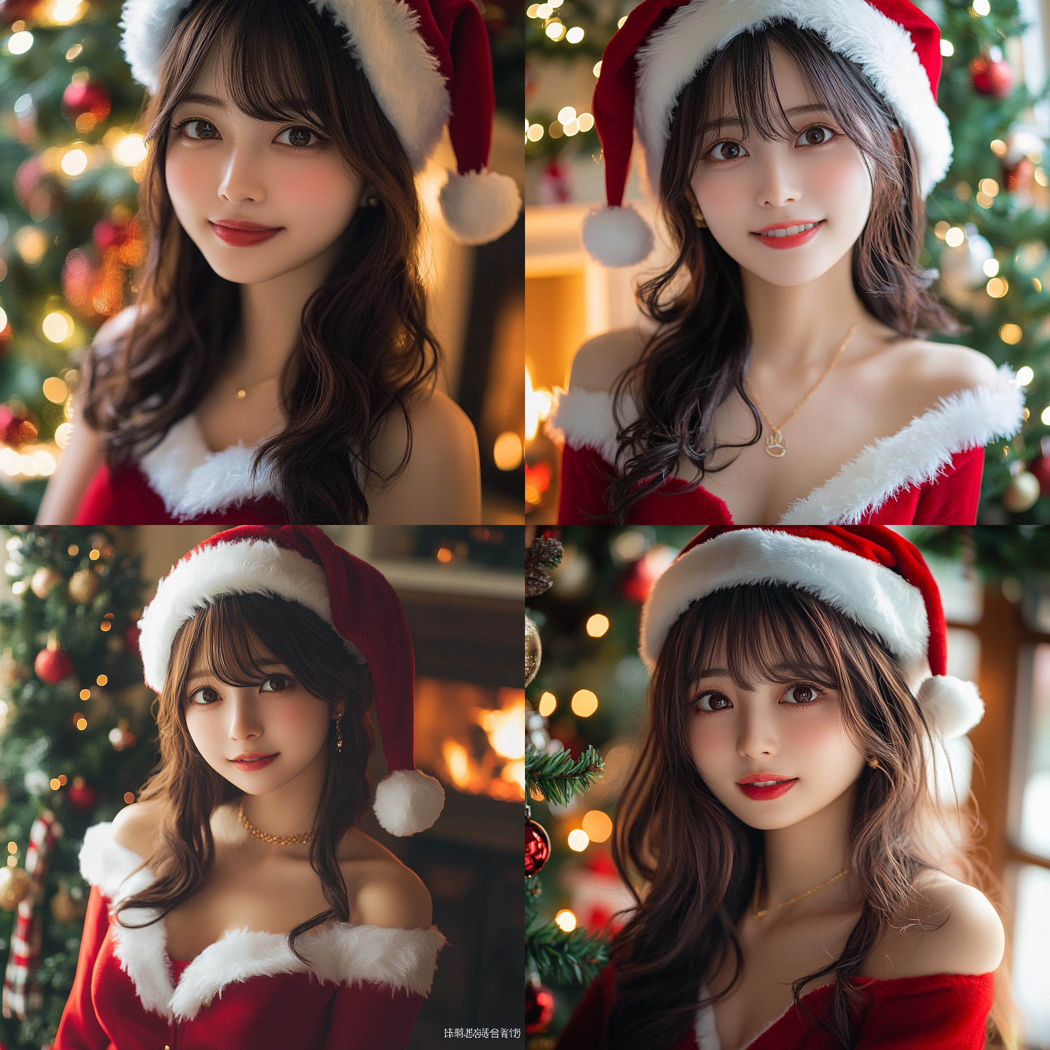 【超高画質！！】 🎄Christmas🎄サンタコス美女💗