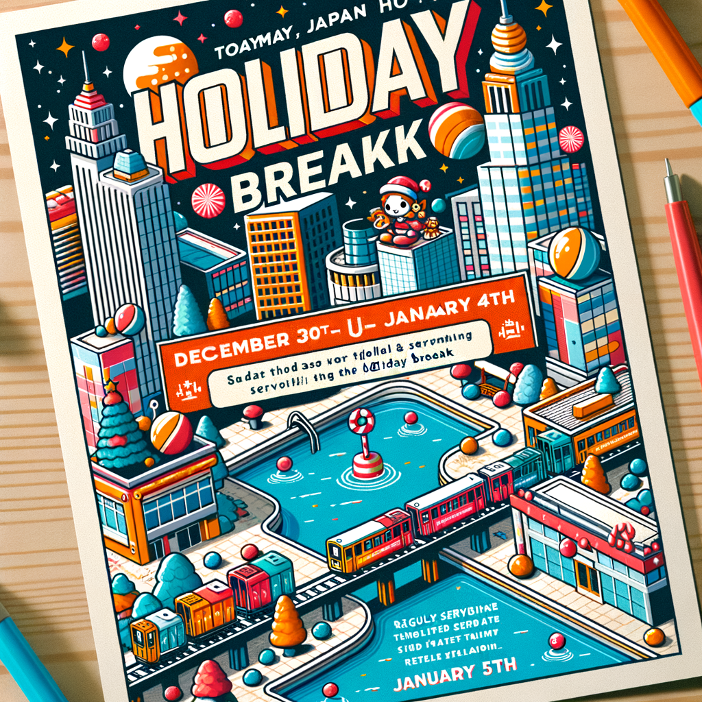 年末年始のお休みポスター